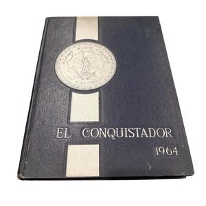 Adam's State College El Conquistador 1964 Yearbook Colorado Vintage Book